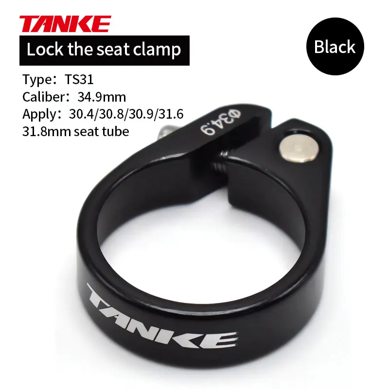 TANKE-MTB Rennrad-Sattelstützenklemme, schnelle Freigabe, ultraleichte Aluminiumlegierung, Mountainbike-Sattelstütze, Fahrradteile, 28,6, 31,8, 34,9 mm