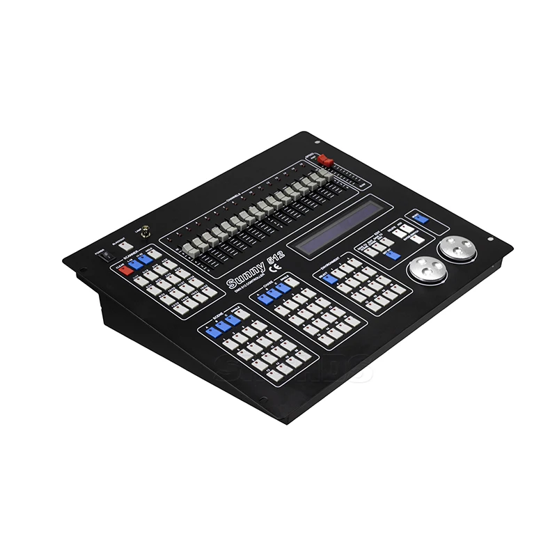 shehds sunny512 controlador dmx console palco movendo a cabeca efeito luz profissional equipamento de controle de luzes de palco 01