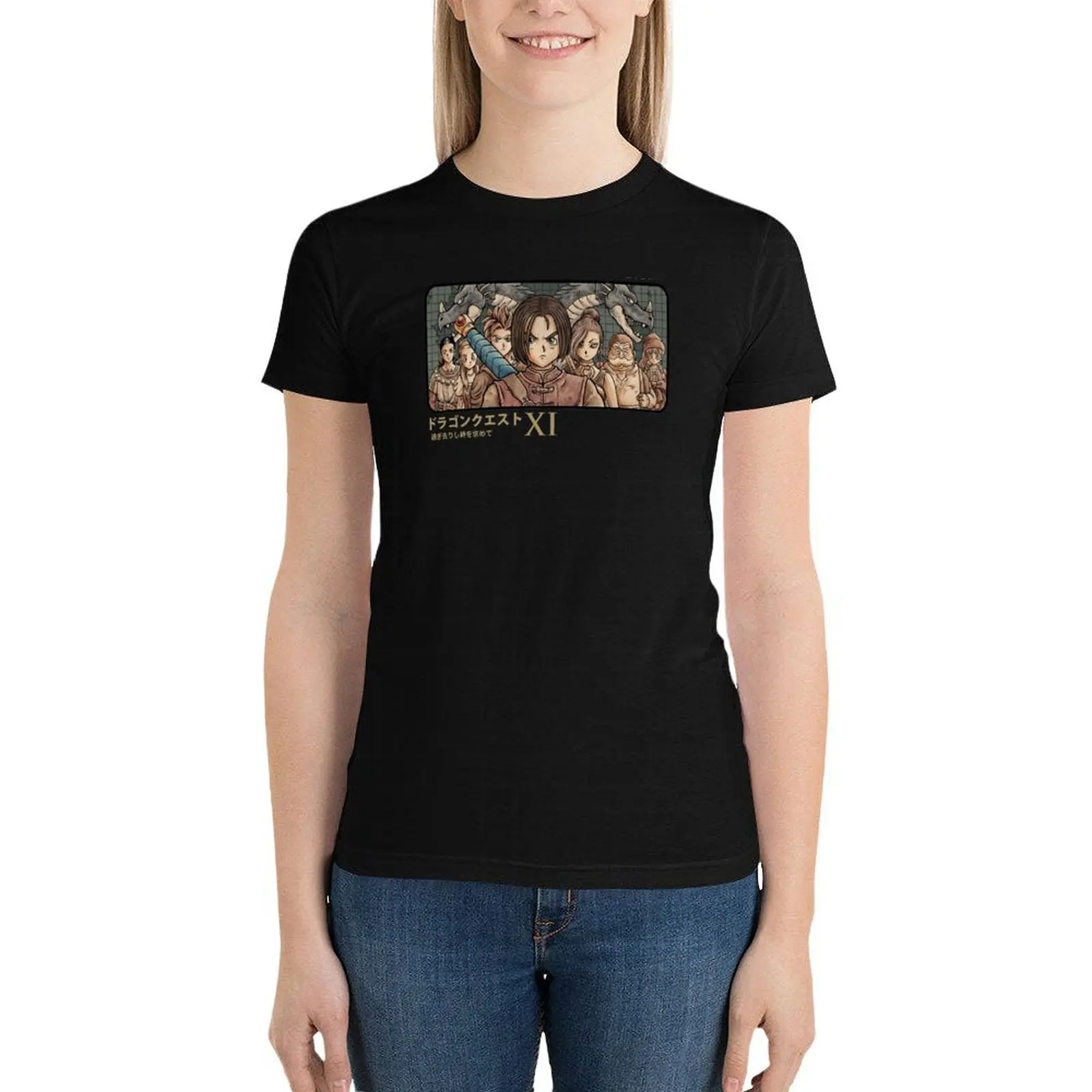 

Legendary Heroes T-Shirt Female clothing cute tops Women clothing