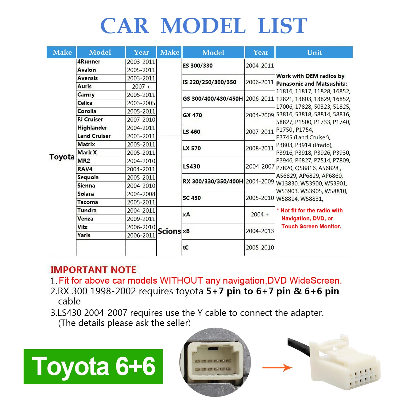 Car Audio USB AUX Input, CD to Digital MP3 Music Adapter for Toyota / Honda /  Volkswagen / Audi / Mazda