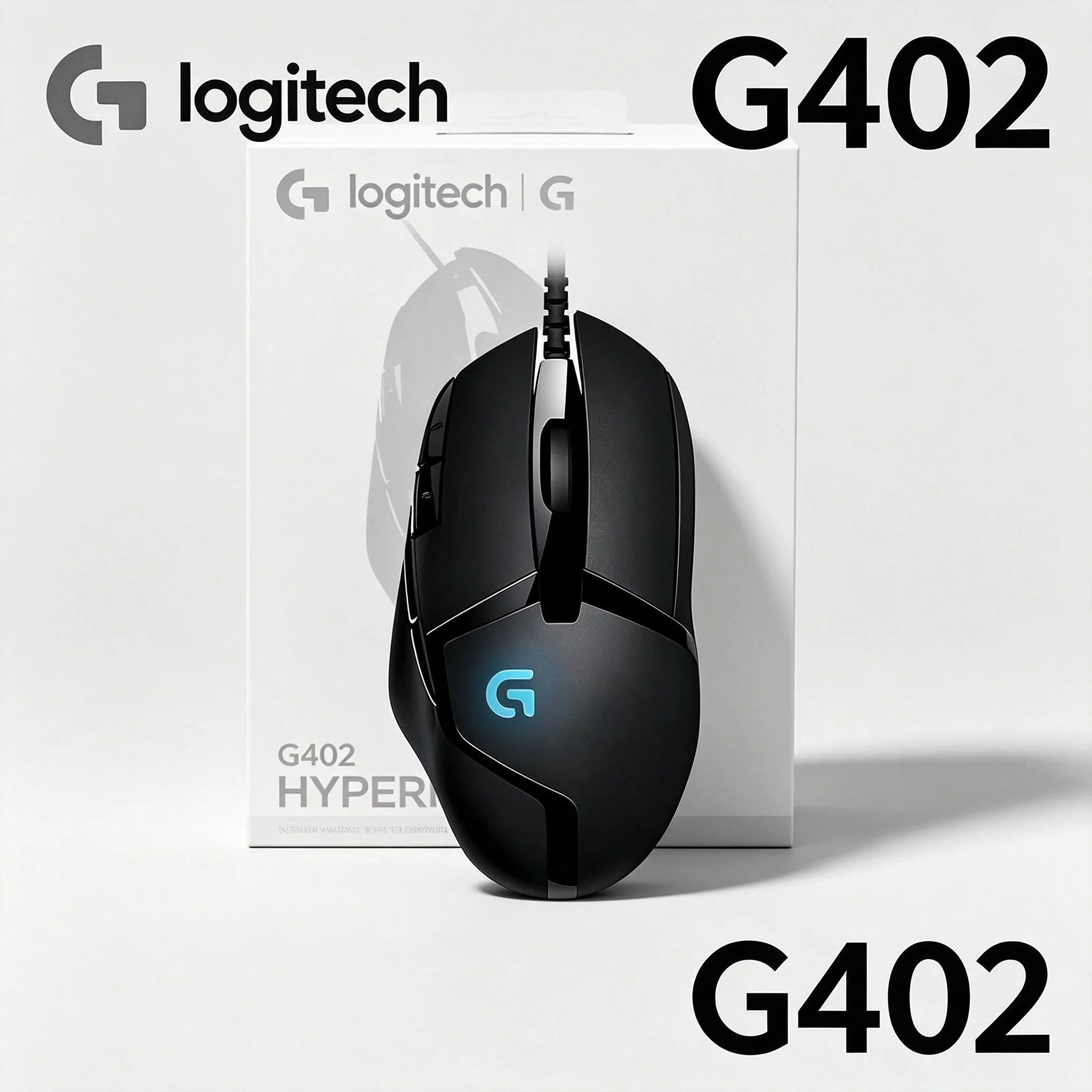 Logitech G402 Hyperion Fury Gaming Mice USB Wired High Precision Sensor