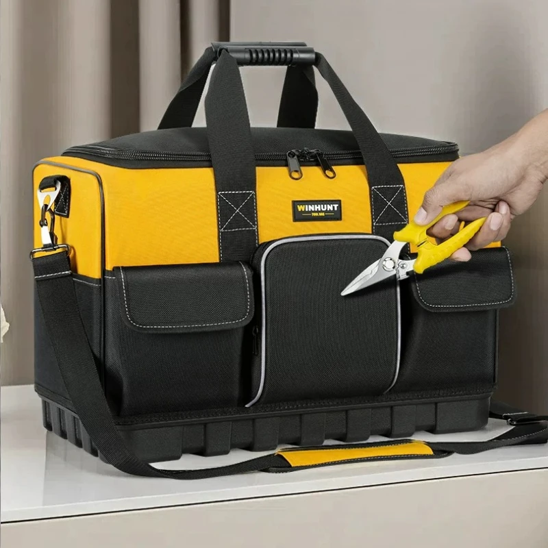 

Сумка-органайзер для инструментов, Рабочий рюкзак для инструментов, Сумка для мастерской, Прочная сумка для гвоздей, Сумка-ящик для плотника, Набор инструментов