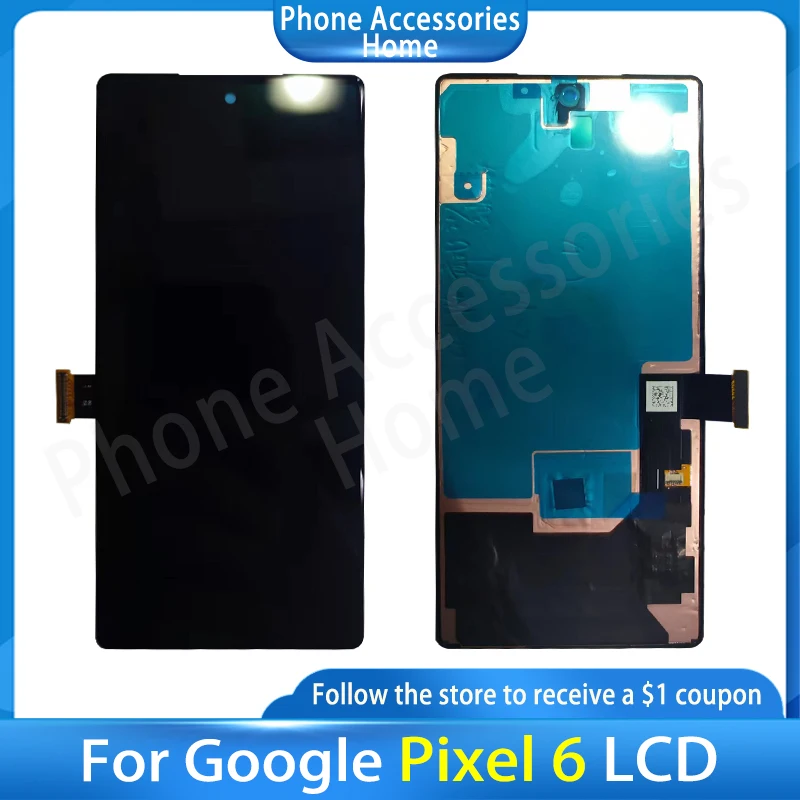 

OLED LCD For Google Pixel 6 Pixel 6A Display Screen Frame Touch Panel Digitizer For Google Pixel 6 Pro 6Pro GLUOG LCD