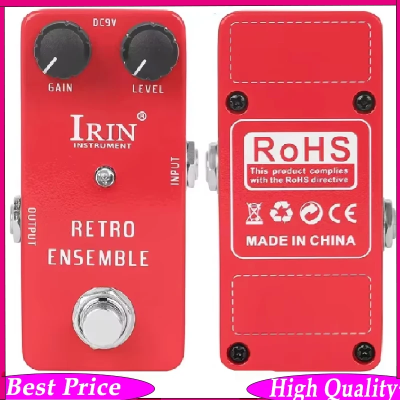 

Гитарная педаль эффектов IRIN RS-05 Retro Ensemble, имитирующая ретро-хорус, с функцией True Bypass, аксессуары для электрогитары
