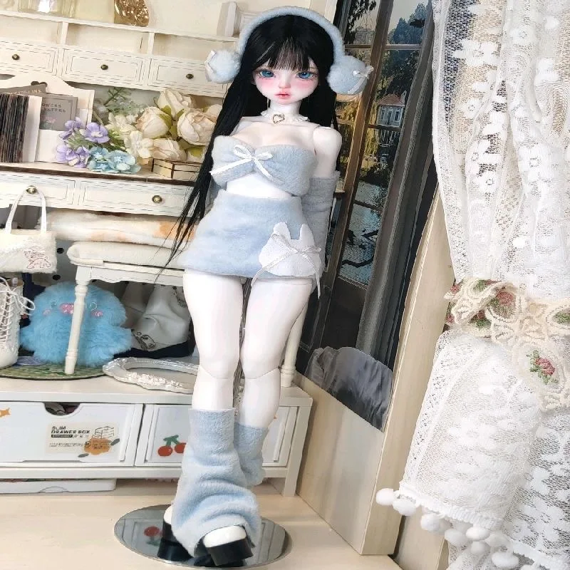 

Аксессуары для кукол 1/4 1/6 BJD, одежда для кукол, зимнее пальто для девочек, топы, бесплатная доставка