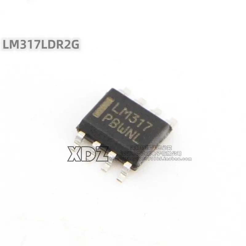 10pcs/lot LM317LDR2G LM317 SOP-8 package Original genuine Voltage regulator chip