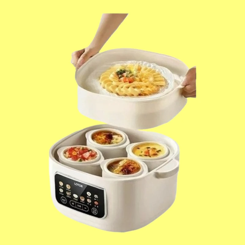 

Suitable for Electric Cup, Water-proof Household 4-5 People Soup Pot Automatic Ceramic Electric Pot