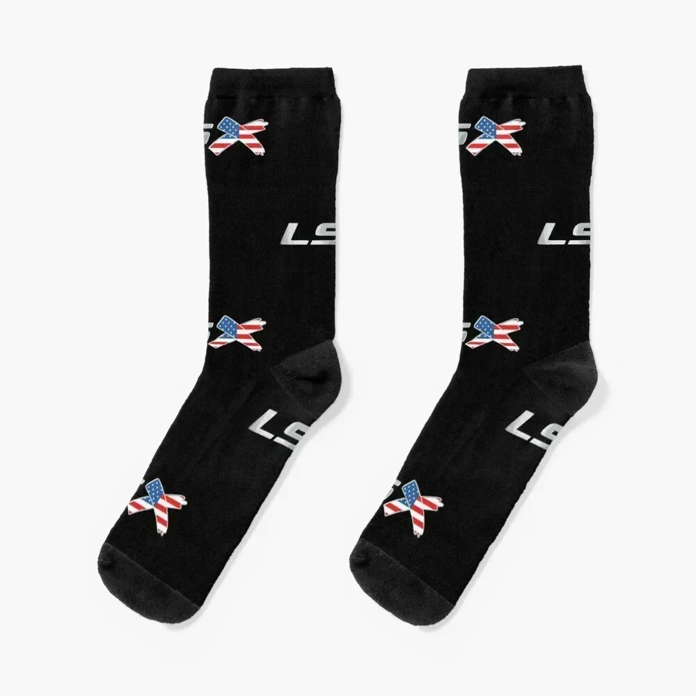 LSX Chrome 427 Bald Eagle Power USA Socks short Climbing Stockings halloween Men's Socks Luxury Women's