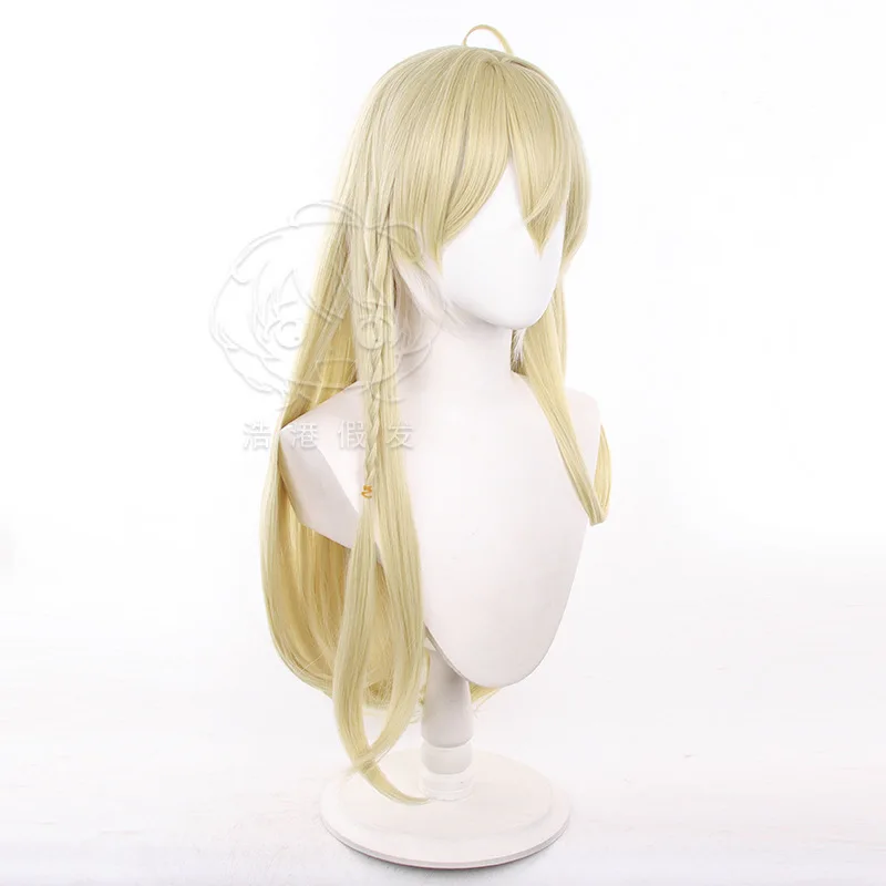 Game Arknights Cosplay Pruik Vulpisfoglia Gesimuleerde Hoofdhuid Synthetisch Haar Partij Pruiken Vulpisfoglia Vrouwen 75 cm Lange Pruiken + Pruik cap