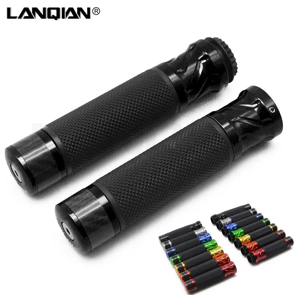 22mm 7/8 Motorcycle Handlebar Handle Bar Grips For Suzuki Honda Yamaha kawasaki Benelli Ducati Custom CNC Aluminum&anti-Slip