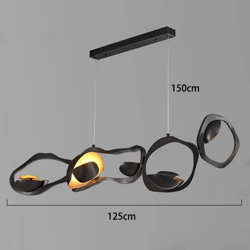 SANDYHA Moderne Einfachheit LED-Pendelleuchten für Wohnzimmer Esszimmer Essen Tische KÜCHE ISLAND Kronleuchter Home Decor Kronleuchter Leuchten 3