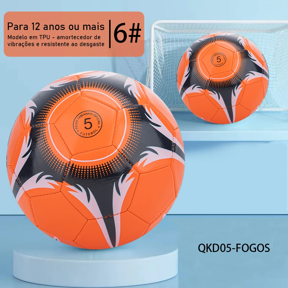 No. 5 Official Soccer Ball/Professional Game Ball/Dumble Custom Colorful Graffiti