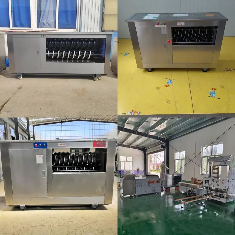 Commercial Automatic Square Steamed Bread Assembly Line for Construction Site Canteen Round Steamed Bread Forming Machine and