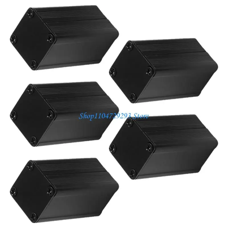 

Y2GD 5 шт. алюминиевые коробки для проектов печатных плат 50x25x25 мм для защиты печатной платы и рассеивания тепла в DIY