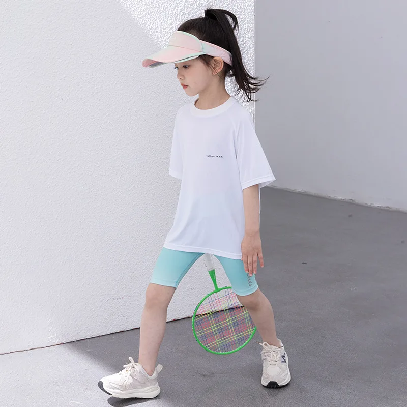 Baby Girl Pants Girls Leggings New Kids Gradient Cycling Pants Summer 2024 Baby Leggings Children Comfort Soft Casual Pant image 6