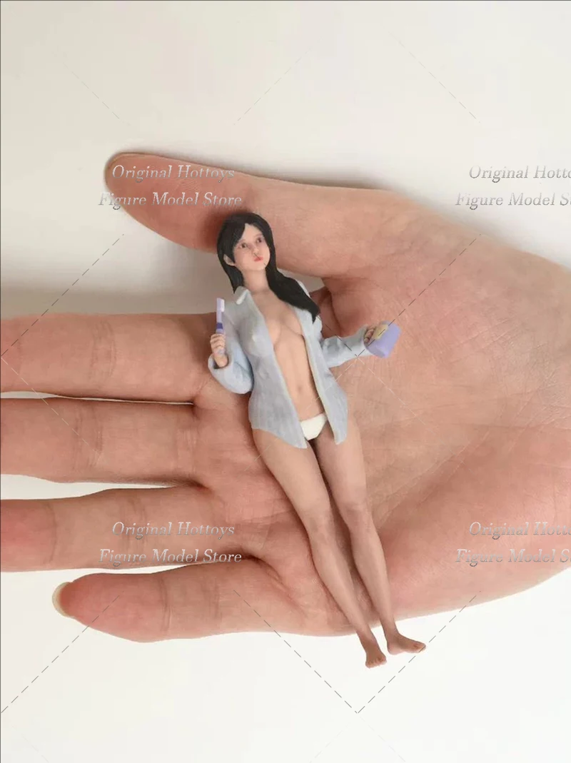 In Voorraad 1/18 Schaal Vrouwelijke Soldaat Vroege Riser Pure Meisje Mini Sculptuur Volledige Set Ongeveer 9.2 cm Action Figure Model pop Geschenken