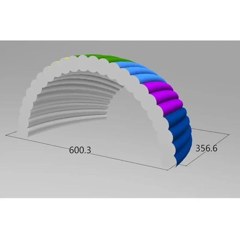 Cubierta inflable colorida de arcoíris para escenario, tienda para eventos al aire libre, dosel de cúpula, estructura de marquesina de aire a prueba de lluvia para Festival de Música