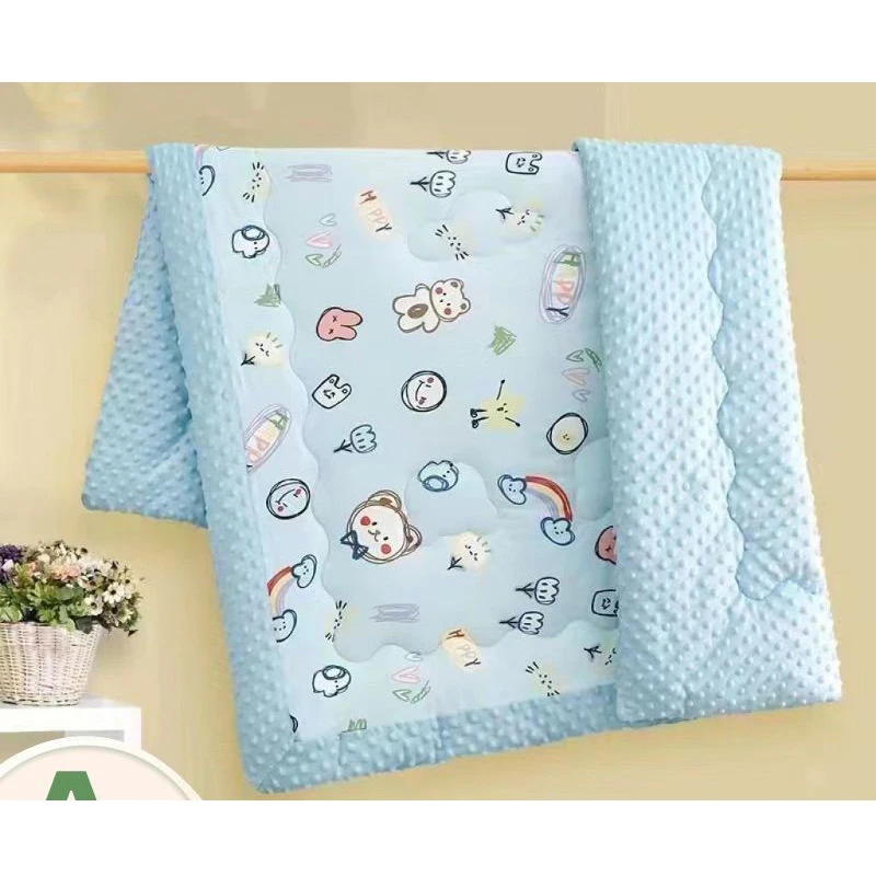 عالية الجودة الخريف الشتاء رشاقته الطفل الفول بطانية مخملية الكرتون نمط الأطفال بطانية رياض الأطفال بطانية نوم دافئة