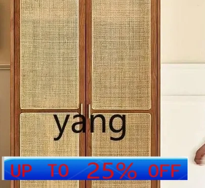 

LMM retro solid wood wardrobe B & B Inn rattan storage storage cabinet