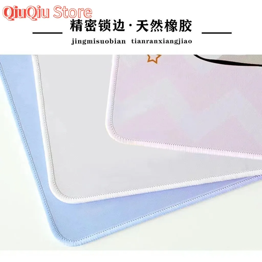 Interstellar Baby Stitch Mouse Pad Bàn Phím Quá Khổ Miếng Lót Dễ Thương Seaming Chống Bụi Bẩn Chống Trơn Trượt Bàn Pad