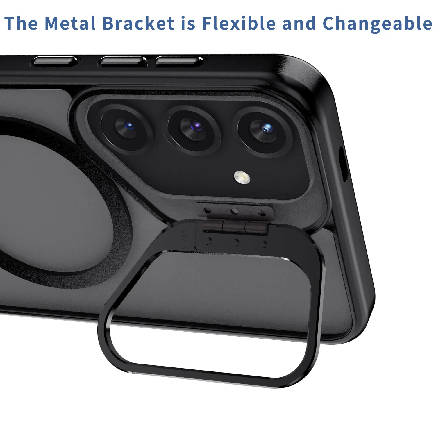 لسامسونج غالاكسي S25/S25 زائد/S25 الترا/S25 حافة عدسة الكاميرا مسنده حامل حافظة مغناطيسية للصدمات غطاء واضح