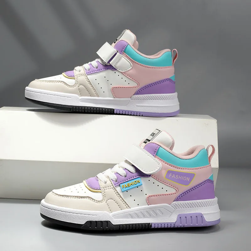 

Детские кроссовки с дизайном для девочек, обувь для мальчиков, скейтборд, детская повседневная обувь, осенние спортивные теннисные высокие кроссовки для мальчиков от 8 до 10 лет