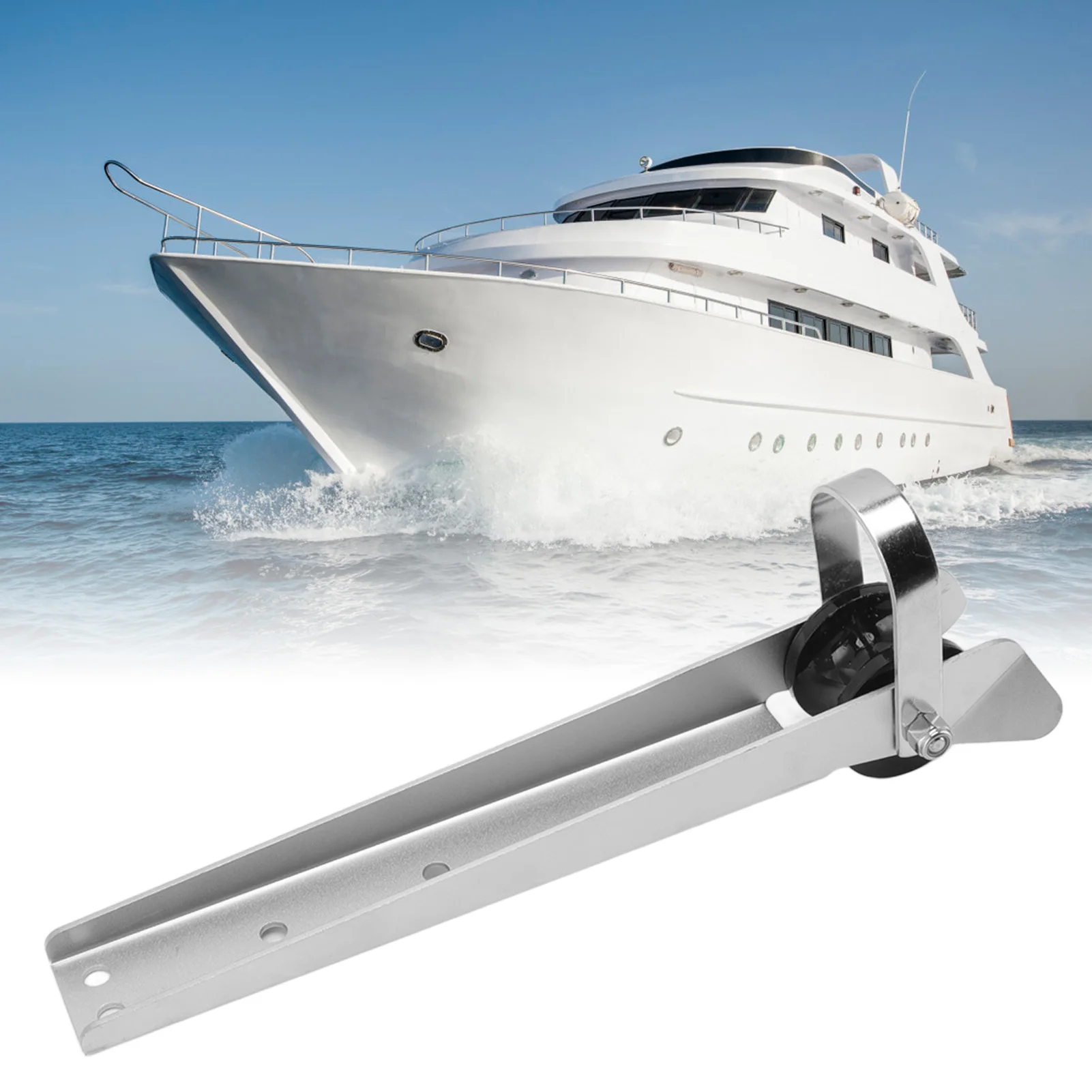 

Анкерный ролик для лодки, устойчивый к коррозии кронштейн из нержавеющей стали для яхты