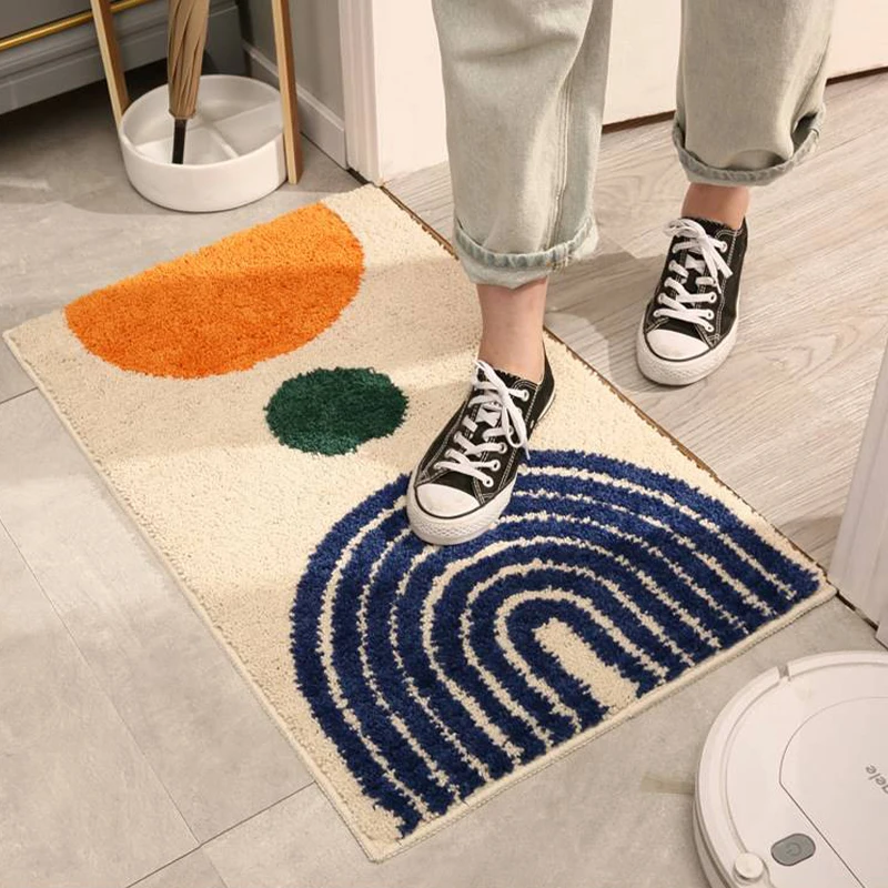 Entrance Doormat Bedroom Kitchen Absorbent Mat Non-slip Door Mats Washable Rug Bathroom Welcome Balcony Floor Foot Carpets