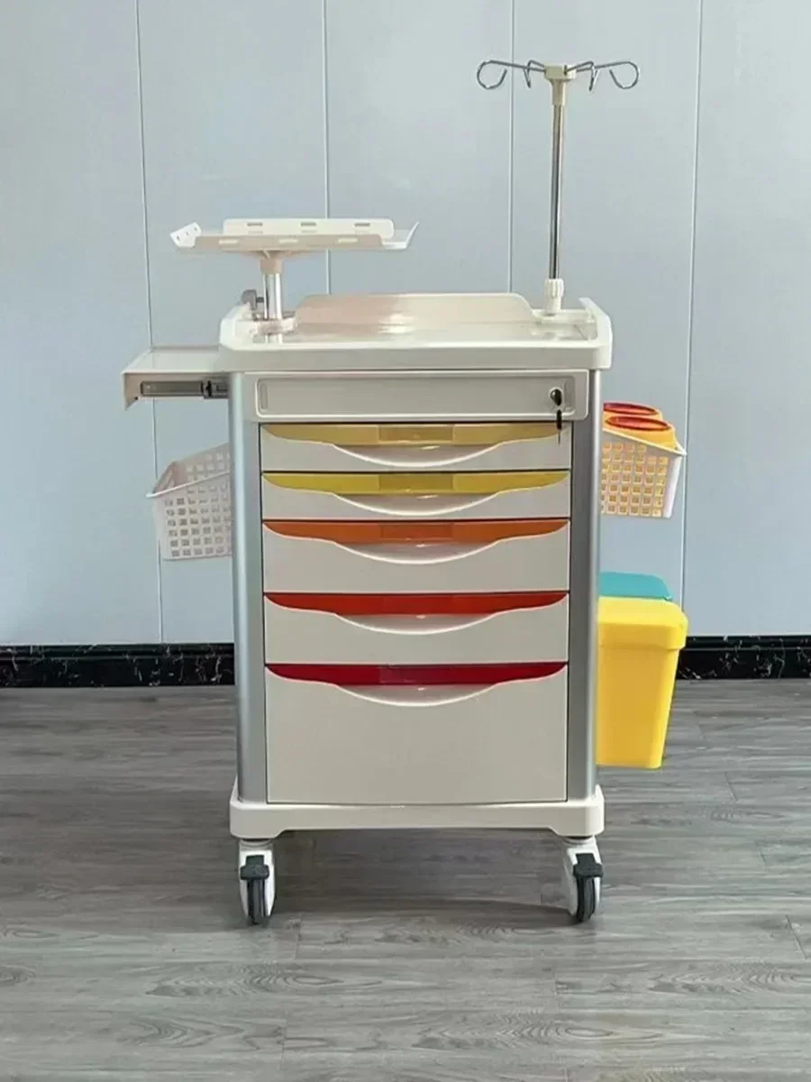 Hot SalesFirst Aid Treatment Nursing Cart First Aid Nursing Medicine Delivery And Dressing Change Anesthesia Infusion Beauty Car