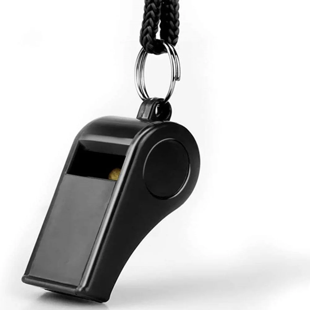 

10Pcs Loud Whistle Plastic Emergency Sports Referee Pendant Durable Outdoor Survival Referee Whistle Portable Whistles