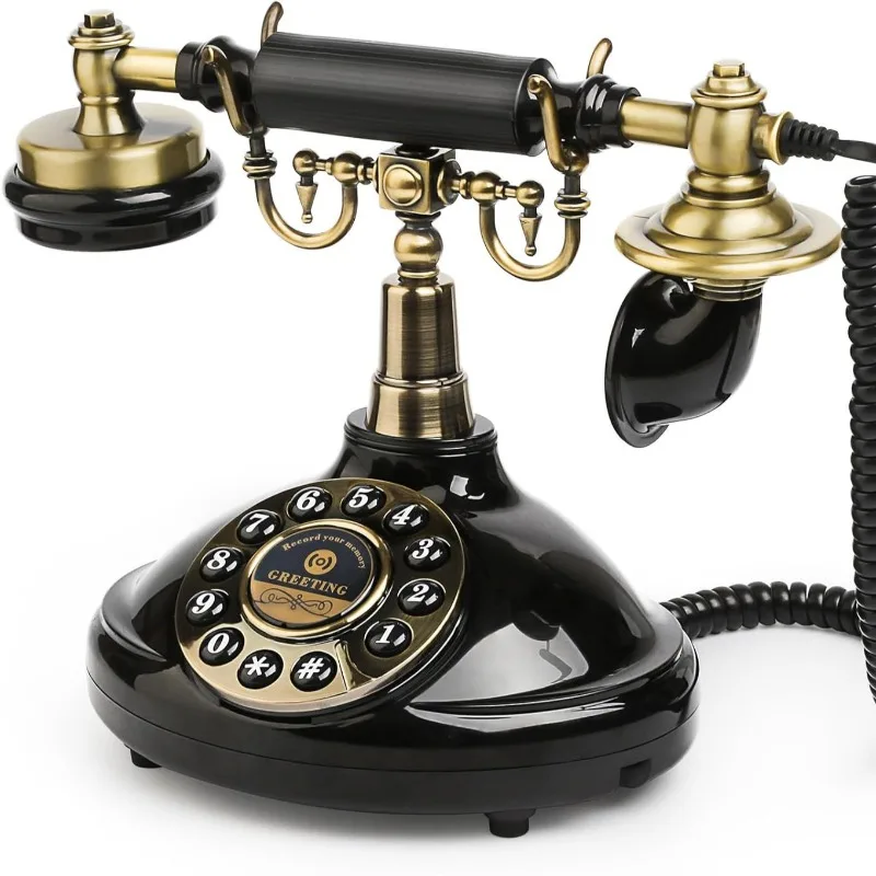 

Audio Guestbook Phone, Vintage Hotel Phone Message Antique Buttons