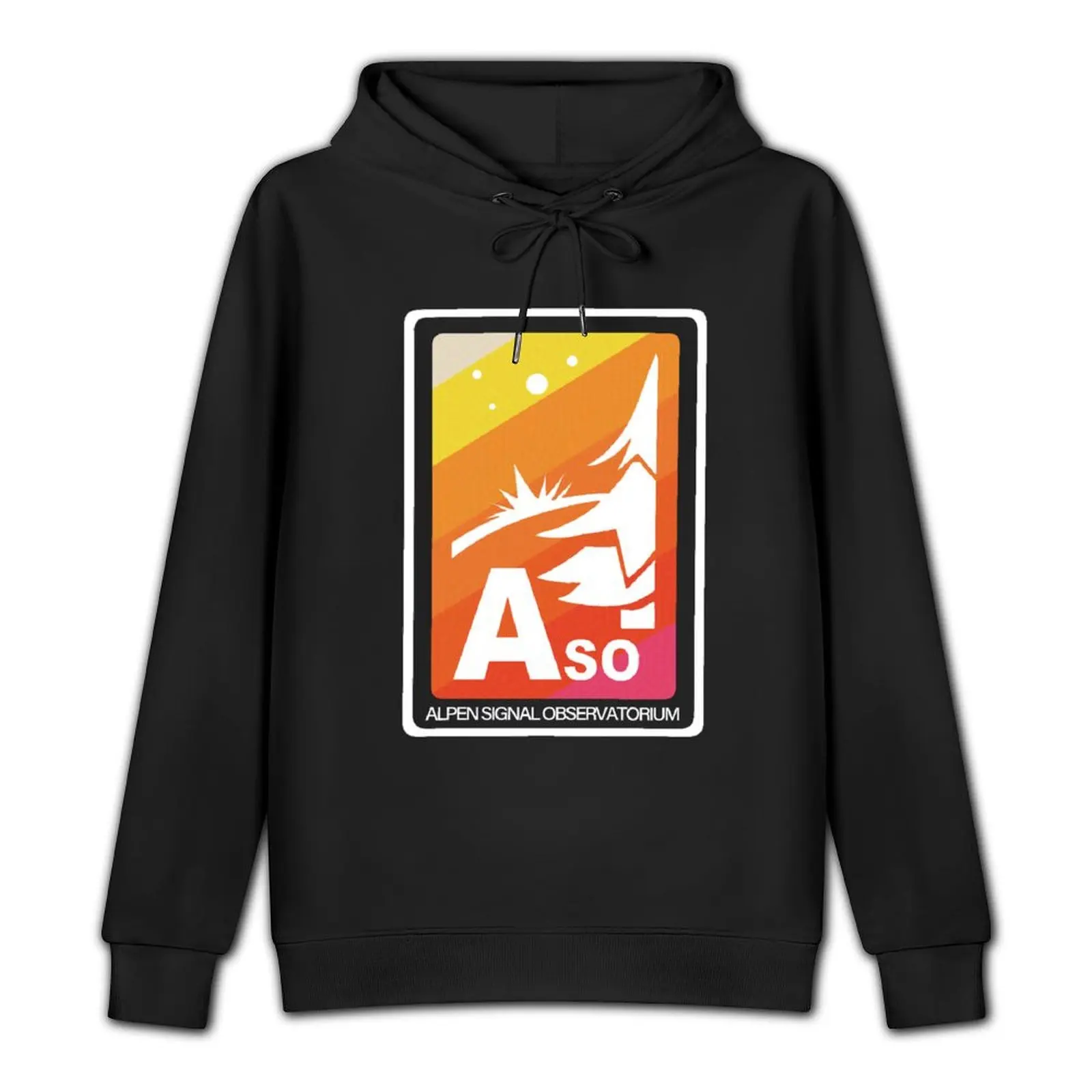 ASO (Alpen Signal Observatorium) Pullover Hoodie autumn new products streetwear men autumn japanese hoodie