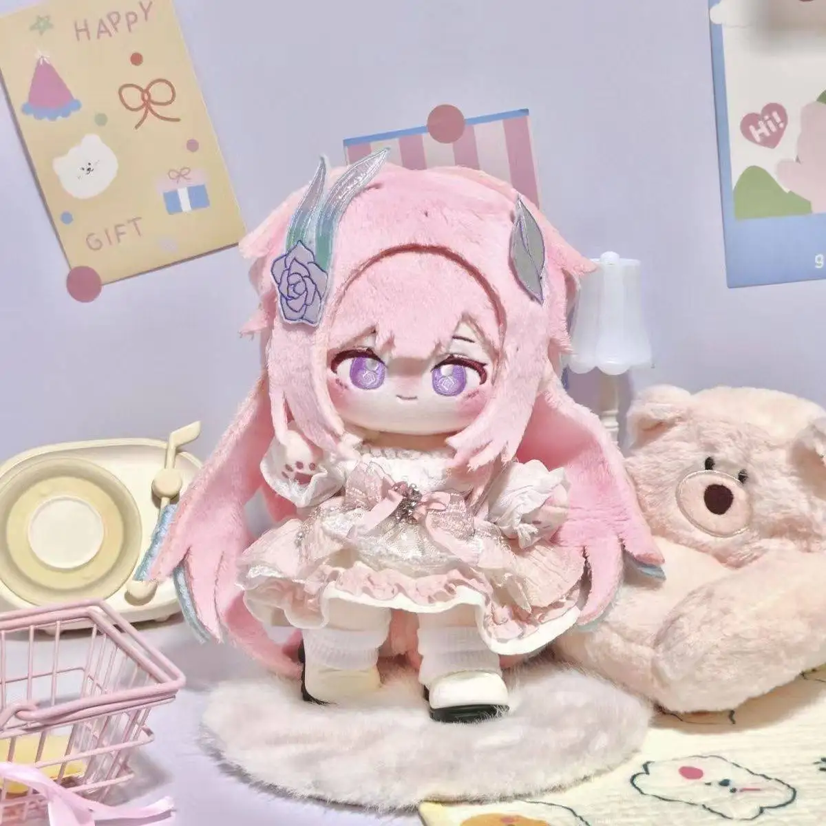 

Honkai Star Rail Cyrene 20 см хлопковая кукла милая плюшевая игрушка аниме игра периферийные устройства для фанатов коллекционный подарок кукла для косплея