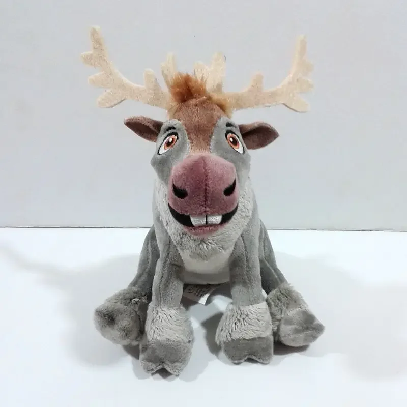 17cm Disney Frozen Cute Sitting style Sven Stuffed Soft Plush Dolls Toy Throw Pillow Christmas Reindeer Children Birthday Gifts