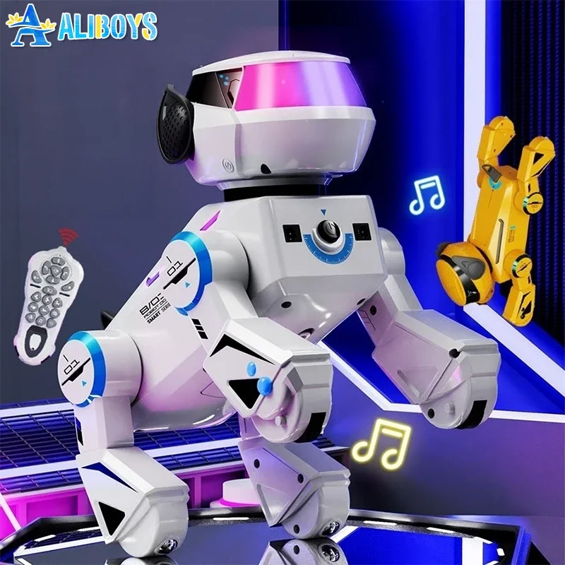 

Радиоуправляемый робот, собака, интеллект, программирование, трюк, собака, сенсорная музыка, танец, домашнее животное, электрический щенок, интерактивная игрушка, детские рождественские подарки