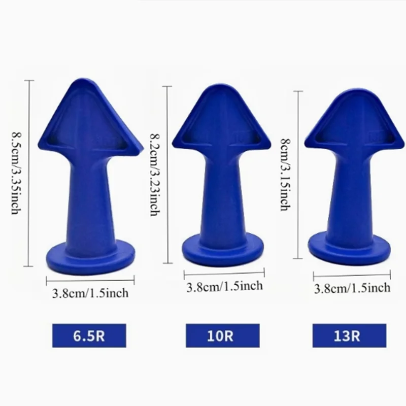 3pcs Multi-functional Sealant Nozzle Scraper Floor Caulking Tools Silicone Sealant Nozzles Kit Home Improvement Set Grout Tool