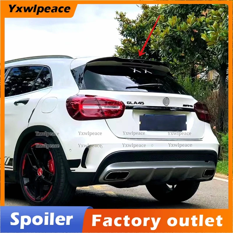 

Real Carbon Fiber Rear Roof Spoiler for Mercedes Benz GLA X156 GLA45 GLA200 GLA220 GLA250 GLA260 2014 2015 2016 2017 2018 2019