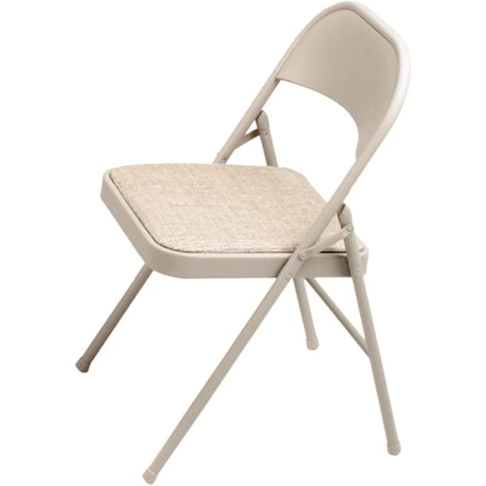 مجموعة طاولة طعام قابلة للطي مكونة من 5 قطع من MECO Sudden Comfort مقاس 34 بوصة مع 4 كراسي مبطنة قابلة للطي للتجمعات