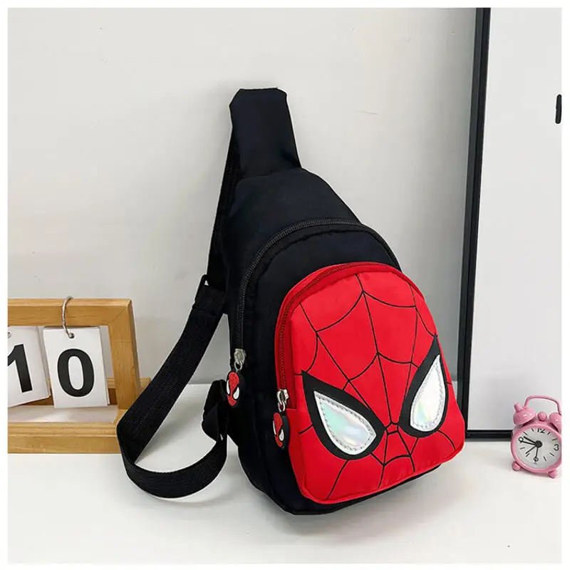 Disney Marvel New Children\'s Shoulder Backpack Spiderman Pattern Large Capacity Bag Casual Student Boys Girls Bag