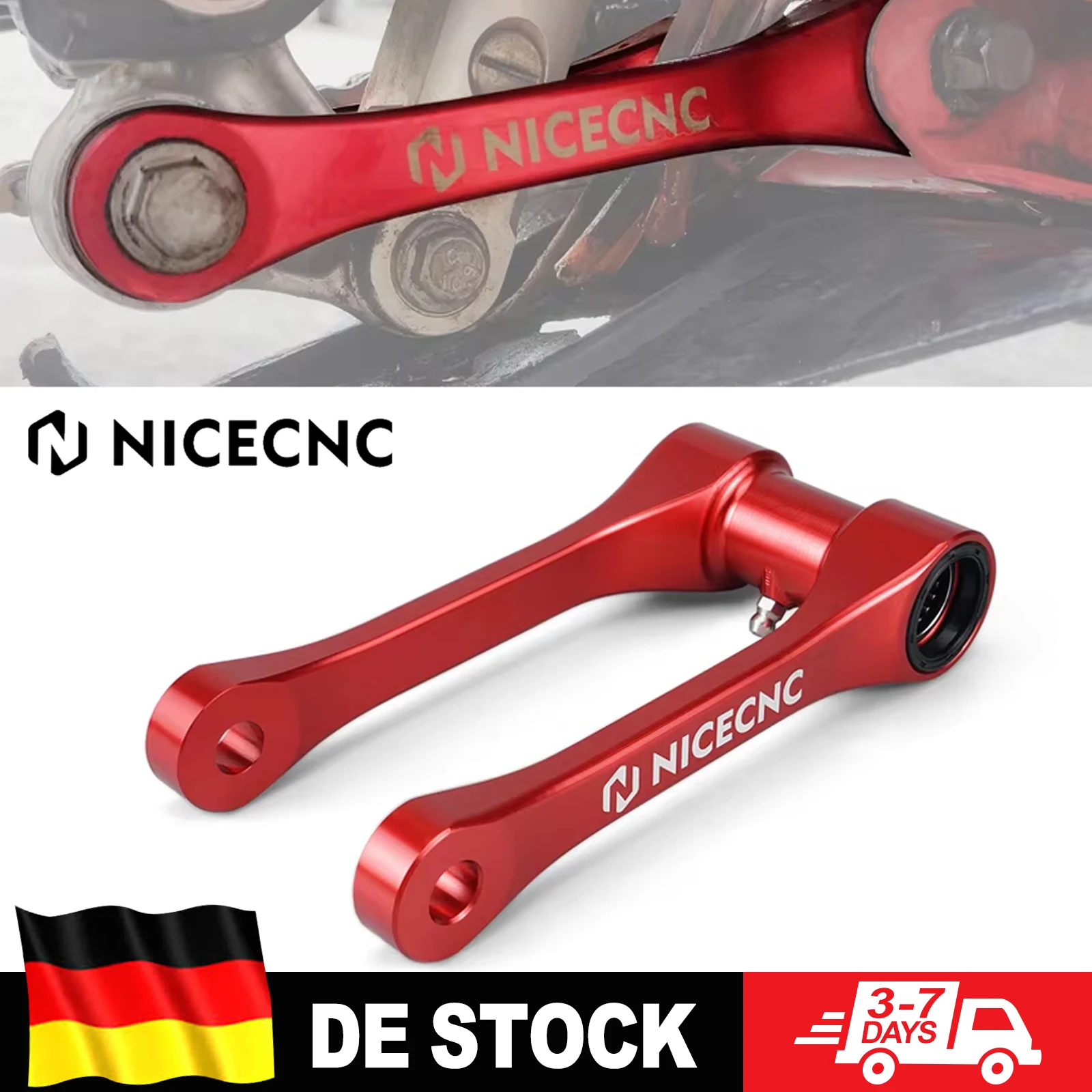 NICECNC Pour Beta RR 300 X PRO Xtrainer 300 2025, kit de suspension abaissée 1,25 pouces 30 mm, RR 125 RR 250 350 390 430 450 498 RR 2015-2025