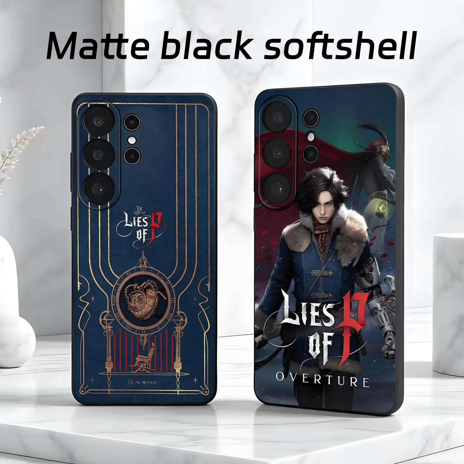 For Samsung S26 S25 S24 S23 S22 S21 S20 Ultra Note20 HOT GAME L-Lies of P COOL  Phone Case Soft black Shockproof Cover