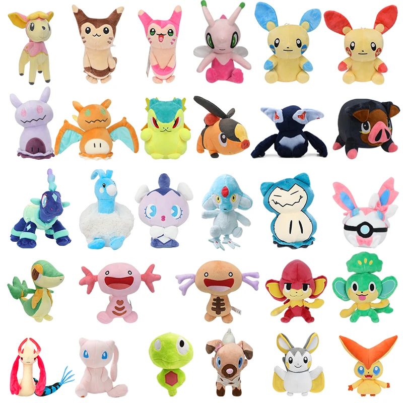 

Altaria Pokemon плюшевая игрушка Gothita Terapagos Poke Ball Sylveon плюшевые игрушки аниме Azelf Charizard Mewtwo коллекционные куклы подарки