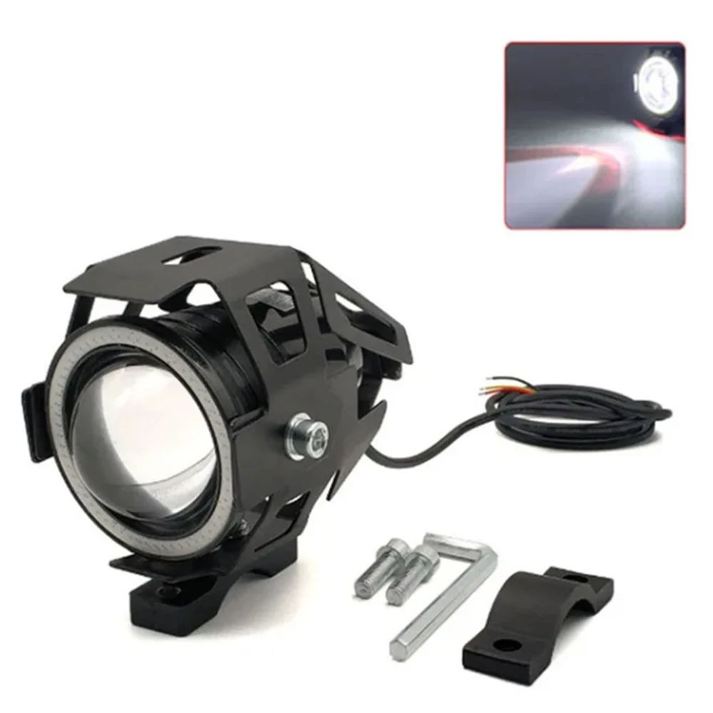Reflektory motocyklowe lampa pomocnicza U7 reflektor led 12V DRL dla TIGER 1200 EXPLORER TIGER anioł oko światło przeciwmgielne projektor silnik — zdjęcie 6
