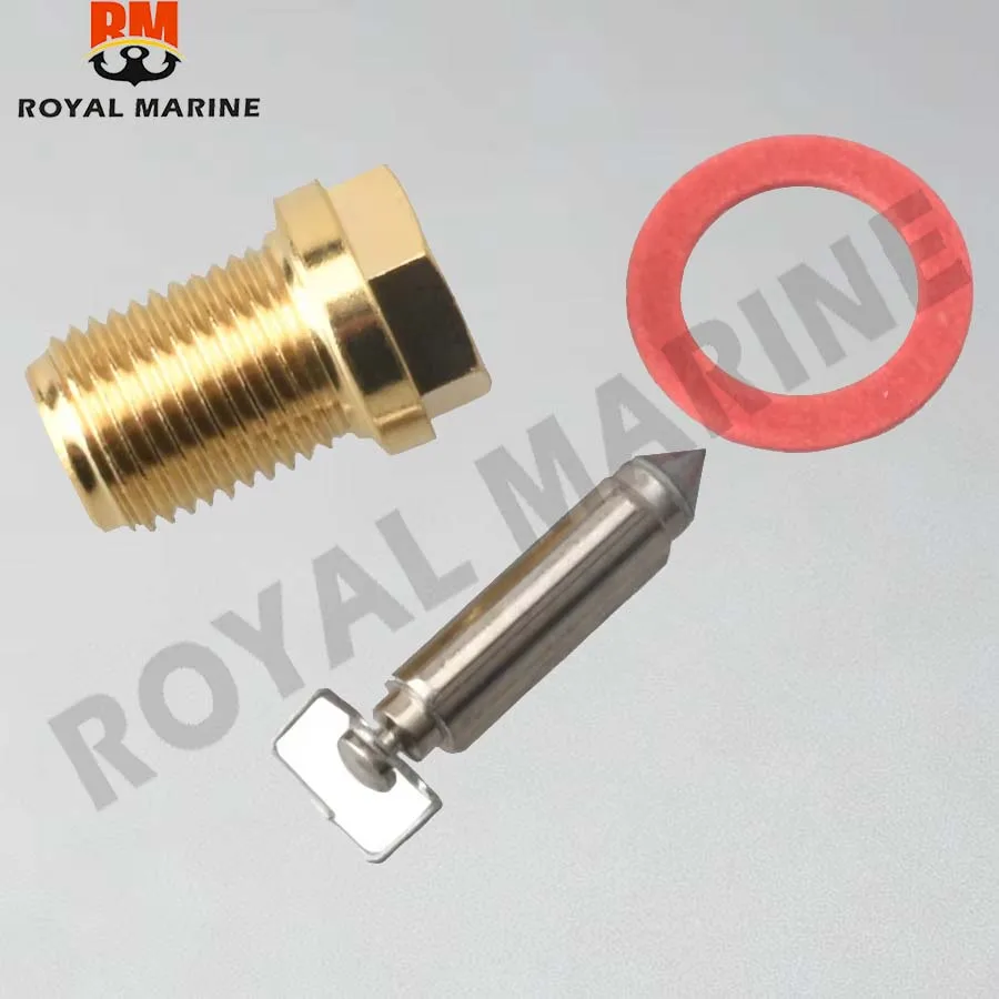 

6F5-14390 Carburetor Floating Needle Seal Valve For Yamaha Outboard E40G E40J 40HP K40 40J 2T 6F5-14390-20 21 6F5-14390-12