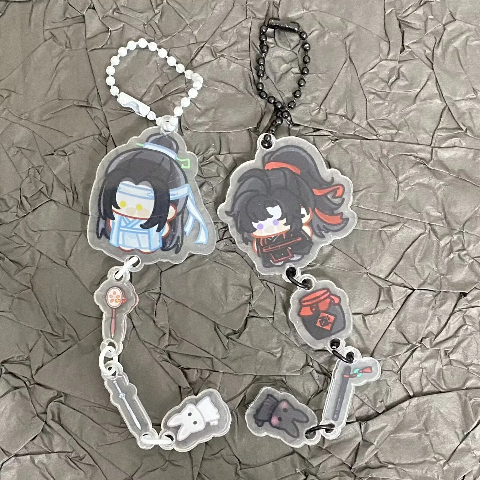 The Patriarch of the Magic Path,fan-made plush smacks, keychains, strings, standees, pendants, hairpins, "Wei Wuxian LAN Wangji