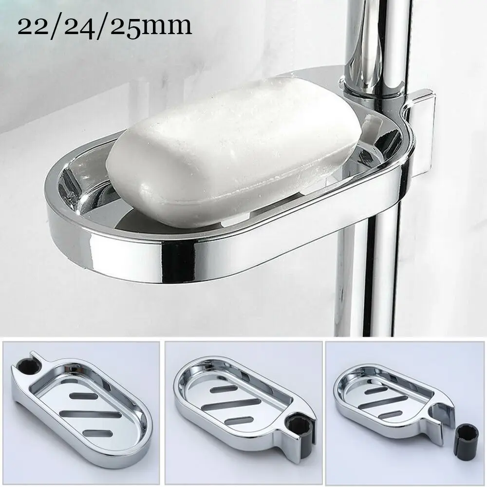 

New Soap Dishes Adjustable Rail Slide Bathroom Bath Shower Soap Dishes Holder Bathroom Accessories