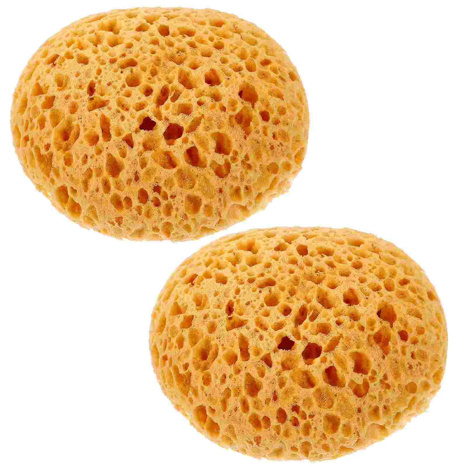 

2 Pcs Wall Repair Sponge Heavy Texture Bath Ball/Bath Wipe/Bath Flower Drywall Tool