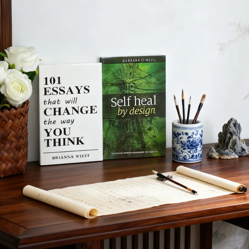 

《101 Essays That Will Change the Way You Think》+《Self Heal by Design》Mind Refresh Self Healing Set Boost Thinking Harmony
