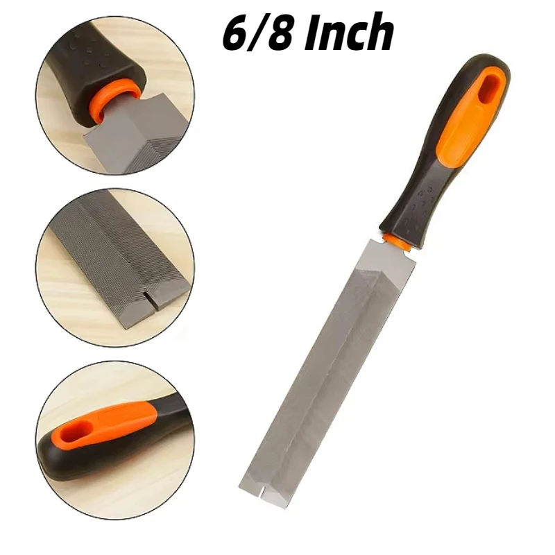 

For Filing Corners For Filing Holes Wood Rasp Steel File Metal Carving 6/8 Inch Alloy Steel