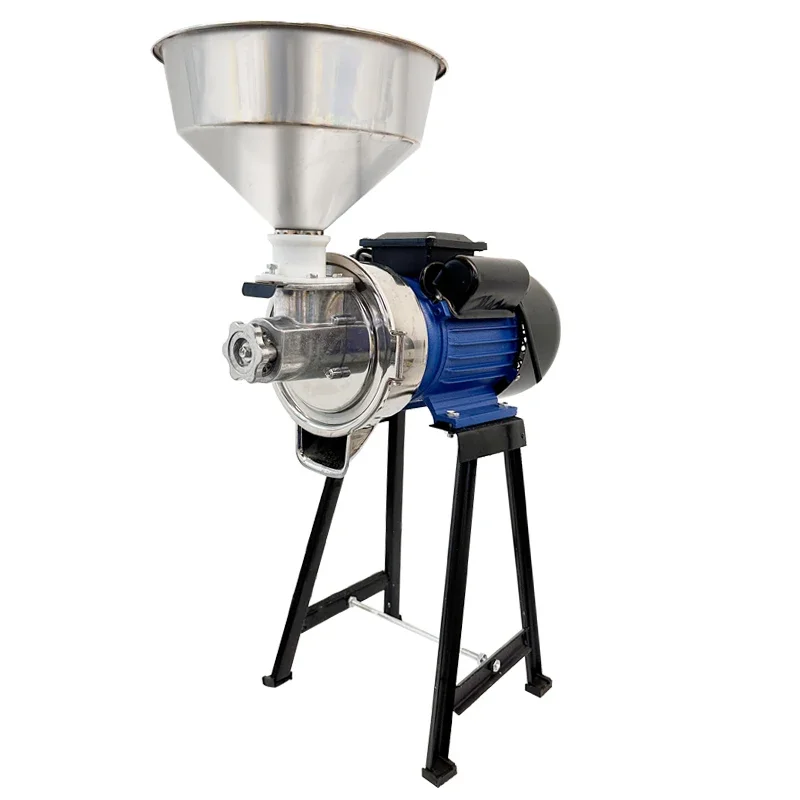 Stainless head 1.5kw corn milling machine  Electric Animal Poultry Feed Mill Wheat /Dry  flour  grinder machine